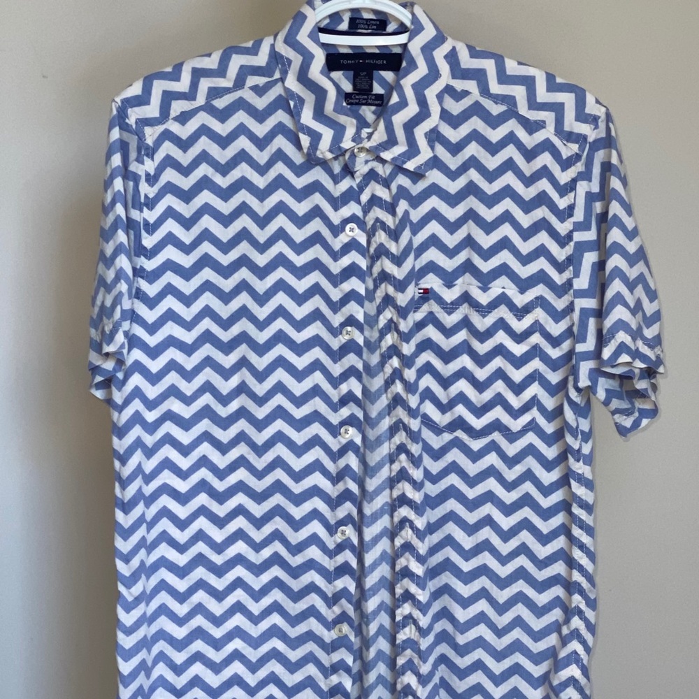 Tommy Hilfiger Casual Linen Button Up